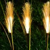 Solar Reed Garden Lights Waterproof LED Garden Stake Lights Decorative