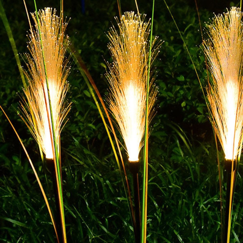 Solar Reed Garden Lights Waterproof LED Garden Stake Lights Decorative