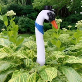 Garden Goose Stake, Porch Goose Decor 16 inch Resin Goose Head Statue, Home House Ornaments Outdoor Lawn Yard Decor Gifts for Women Mom, 1 Piece