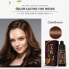 BELEZALIB Instant Dark Brown Hair Color Shampoo for Women &