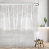 zokyer Clawfoot Tub Shower Curtain Wrap Around Round 180x70 Inch
