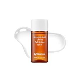 BY WISHTREND- [] Ácido mandélico al 5% Agua preparadora para la piel, Exfoliante suave coreano para el rostro, Tónico Aha Bha, Ideal para
