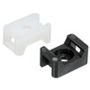 sourcing map Cable Tie Holder Base Saddle 3.5 mm Hole