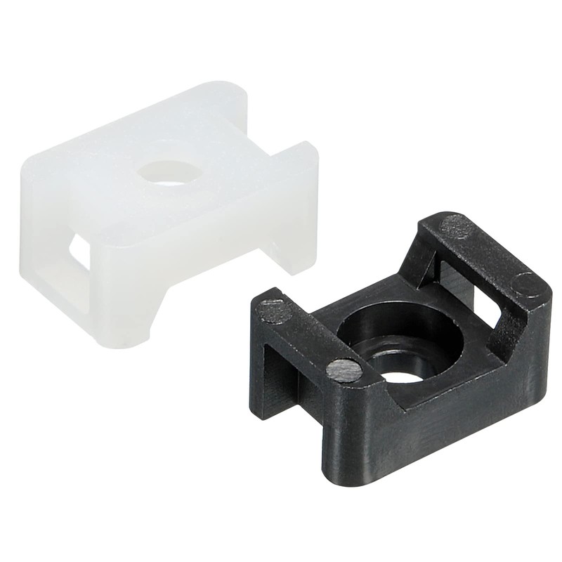 sourcing map Cable Tie Holder Base Saddle 3.5 mm Hole