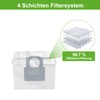 DingGreat Pack of 8 Replacement Vacuum Bags for Roborock S8+/