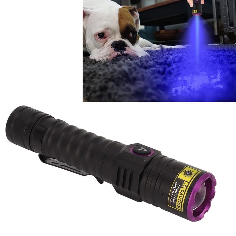 365nm Black Light UV Flashlight Handheld LED Blacklight Flashlight for