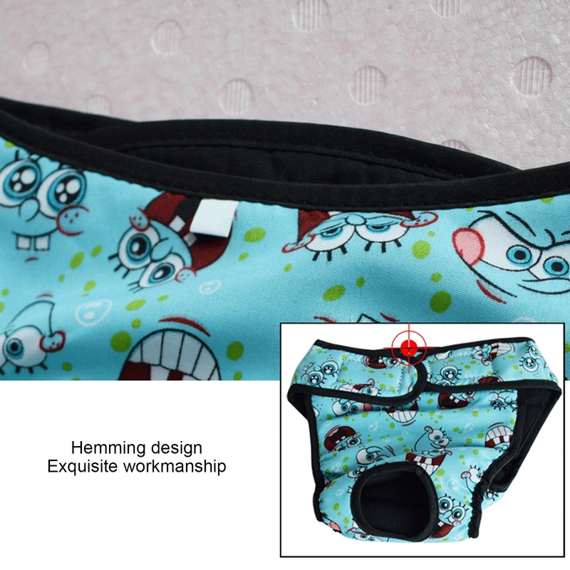 2pcs Soft Breathable Dog Physiological Pants Adjustable Dog Pet Underwear
