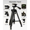 Laser Level with 40” Tripod,100Ft Self-Leveling Green Beam Horizontal and