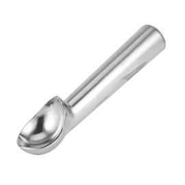 Keenso Cuchara de bola de helado, portátil, de metal, antiadherente, anticongelante, cuchara de helado, herramienta de cocina, excavadora de helado, cuchara de servidor para café en casa, 18 x 4 cm (brillante)
