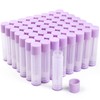 LotFancy Lip Balm Tubes Empty, 60PCS 5.5ml (3/16 Oz), Clear