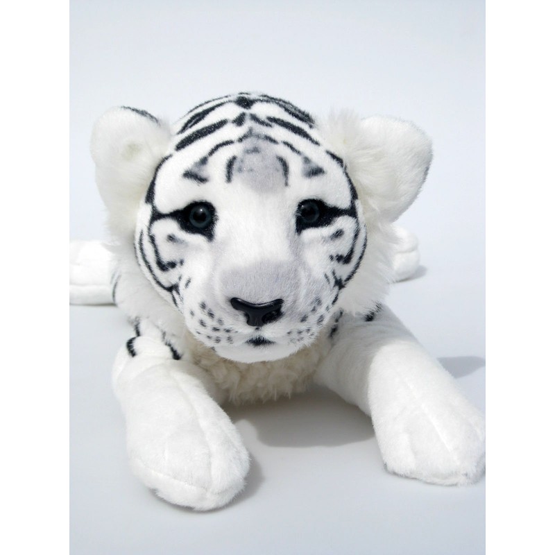 Wagner 2042 Plush Toy Tiger Baby Lying Down White 50