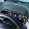 car-attention Carbon ABS Dashboard Instrument Panel Frame Trim Cover For