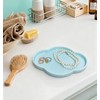 Ceramic Spoon Rest for Stove Top Cloud Shaped Cooking Spoon