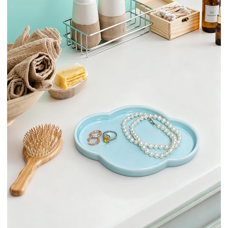 Ceramic Spoon Rest for Stove Top Cloud Shaped Cooking Spoon