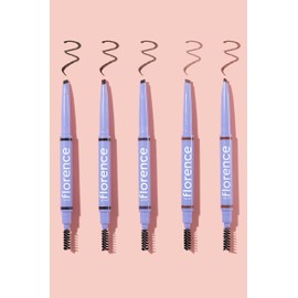 florence by mills Tint N Tame Eyebrow Pencil, Medium Brown, 0.008 oz/ 0.25g