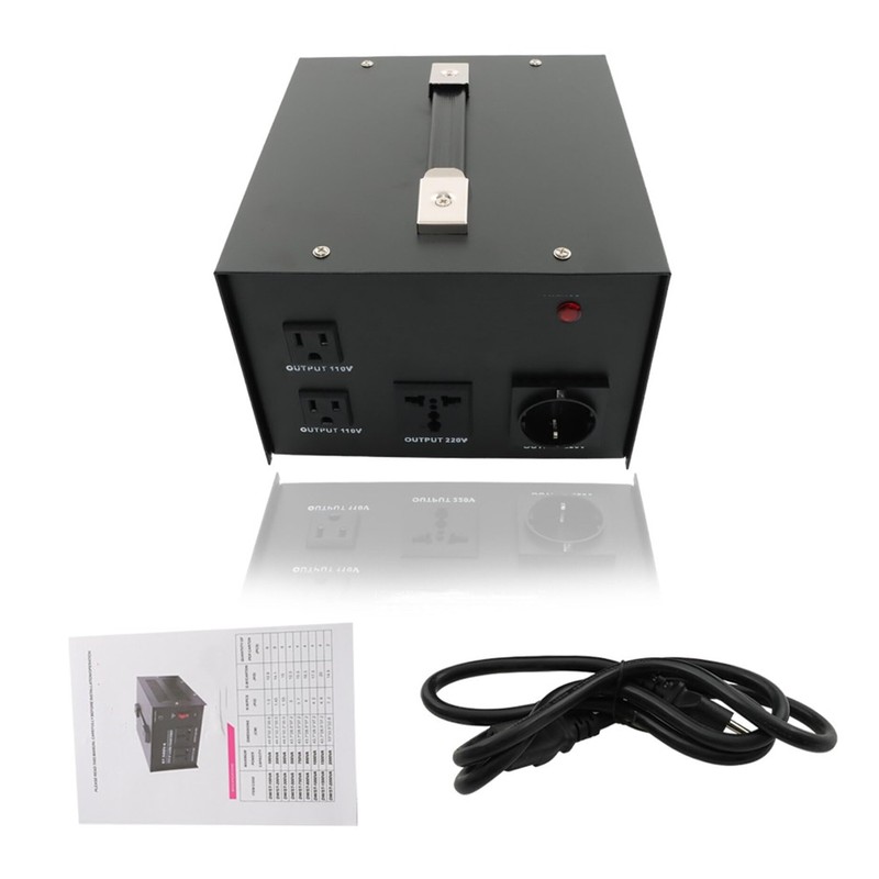 kimllier 1500W Voltage Transformer Converter Step Up 110V to 220V