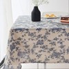Aeici Cotton Tablecloth 140 x180 Linen Tablecloths Rectangular Farmhouse Table