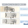 Litensh 4 Inch Stainless Steel Door Locks Hasp Latch with