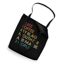 Black Mouth Cur Dog Owner Gift Coffee Quote Vintage Retro Tote Bag