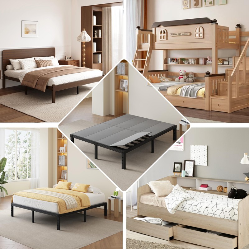HUEIIS Bunkie Board Queen Size(56 * 78") 10MM, Heavy Duty