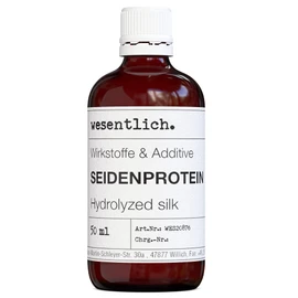 Silk Protein 50 ml - for Silky Soft Skin and Hair - for Healthy Shine and Against Drying - Active Ingredients and Additives of wesentlich.
