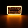 BRICOLOGHT 4Pcs 4X6" LED Headlights Hi/Lo DRL For Freightliner Classic