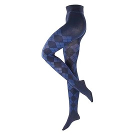 Burlington Elegant Essence Tights Opaque Cotton (Organic), Blue Navy 6120