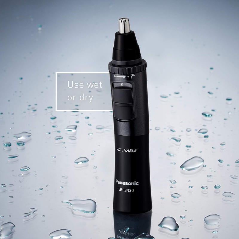 Panasonic Men’s Ear and Nose Hair Trimmer, Wet Dry Hypoallergenic