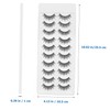 Healeved False Eyelashes Fluffy Individual Lashes Extensions Natural Look Makeup