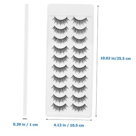 Healeved False Eyelashes Fluffy Individual Lashes Extensions Natural Look Makeup Add-ons