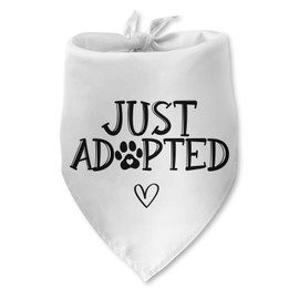 Adopt Me Bandanas for Dogs Just Adopted Dog Bandana Adopt Me Baby Dog Announcement Photo Prop Pet Scarf Accessories for Small Medium Large Dogs