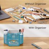 ProBytes Wiremesh Penholder/Desk Organiser - 8 Compartments 1 Drawer, Office