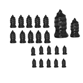 Lotatheta 20 pcs Tire Repair Rubber Nail Vacuum Tire Repair Nail Rubber Self-Tapping Screw Plug Fast Tire Fix Tool Self-Service Puncture Repair Black for Auto Car Motorcycle Bike