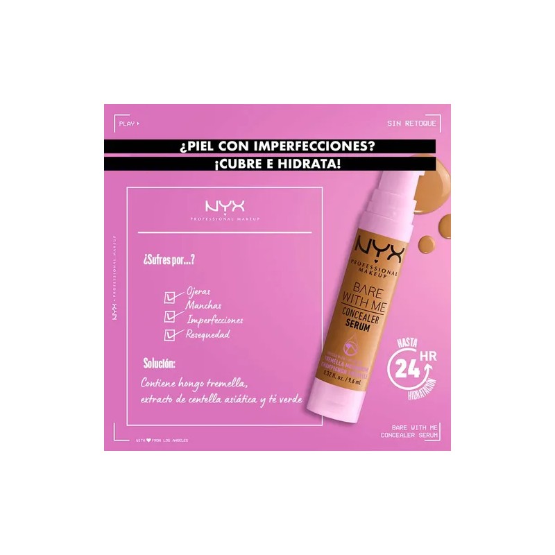 NYX PMU Bare With Me Suero Corrector 9.6ml