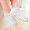 QIYIENDIAN Children's Non-Slip Socks Mesh Cotton Breathable 5 Pairs Baby