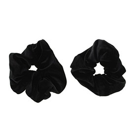 Zac's Alter Ego Pair of Luxurious Velvet Hair Scrunchies - Variety of Colours