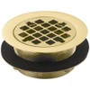 KOHLER Round shower drain for use with plastic pipe, gasket