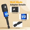 Impact Socket Adapter Set for Drill - Tools for Men