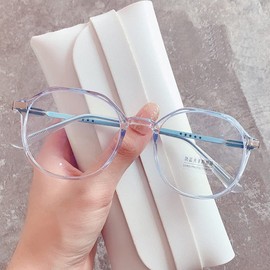 BOUACOUA Blue Light Filter Glasses, Anti Blue Light PC Gaming Glasses, Blue Light Blocking Glasses, Without Prescription, Blue Filter Glasses for Men and Women, blue