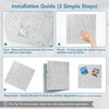 Large Cork Boards for Walls 48"x36" 12-Pack Felt Bulletin Boards