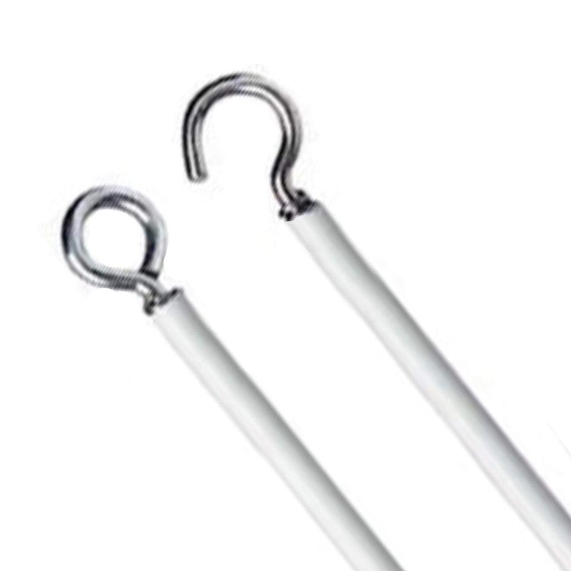 Parlex 2m White Net Curtain Wire Cord For Straight &