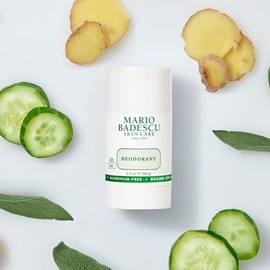 Mario Badescu Desodorante con ingredientes botánicos que aman la piel | Sin aluminio ni bicarbonato de sodio | Mantiene las axilas frescas todo el día | Para uso diario | 2.118 ml.
