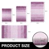 smiry Microfiber Bath Mat, 50 x 75 cm, Non-Slip Super