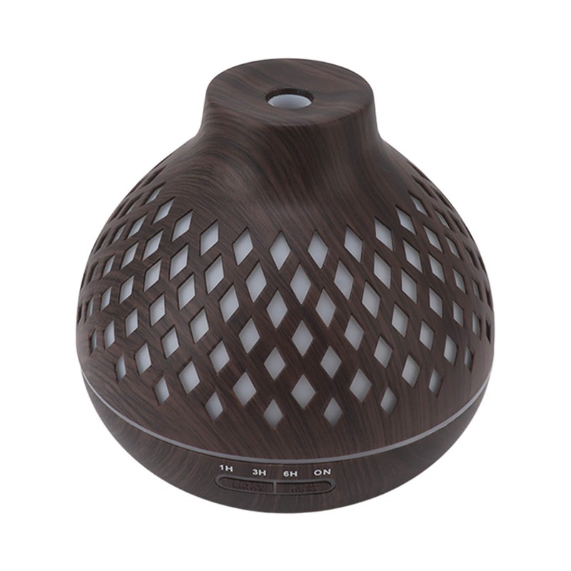 400ml Aromatherapy Humidifier Onion Wood Grain Aroma Humidifier Colorful Light