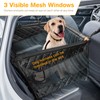 Pecute Dog Car Seat, Back Seat Extender for Dogs, Upgraded