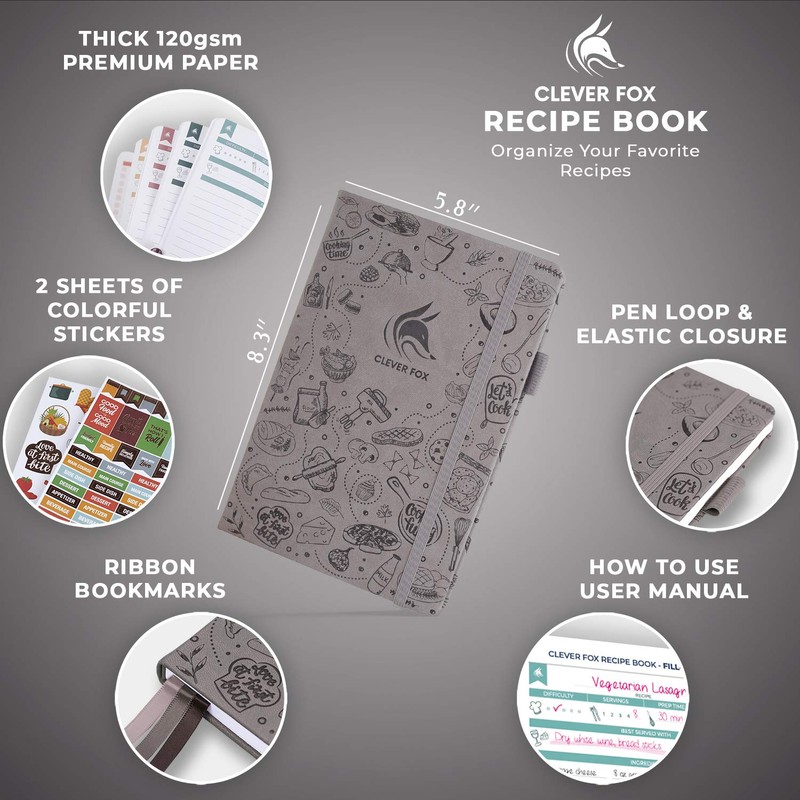 Clever Fox Recipe Book - Make Your Own Family Cookbook