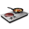CUSIMAX 1800W Ceramic Electric Hot Plate for Cooking, Dual Control