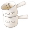 Maxdot 2 Pack Espresso Shot Cups, Ceramic Expresso Measuring Cup