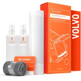 Luxshield Boot Sill Protector Film for Volvo V40 2 (II) 525/526 I 2012-2019 – Bumper Protection, Scratch Protection, Paint Protection Film – Transparent