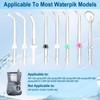 Replacement Heads for Waterpik, 8 Pcs Oral Irrigator Nozzle Set,